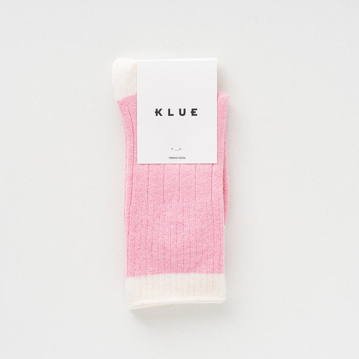 KLUE Merino Wool socks with Bands | Pink