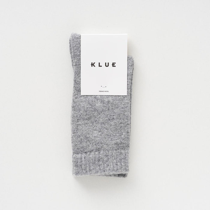 KLUE Merino Wool socks plain | Light Grey