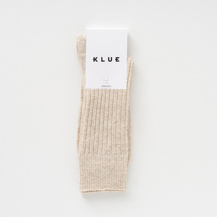 KLUE Silk and Wool DUST STAR socks | Sand