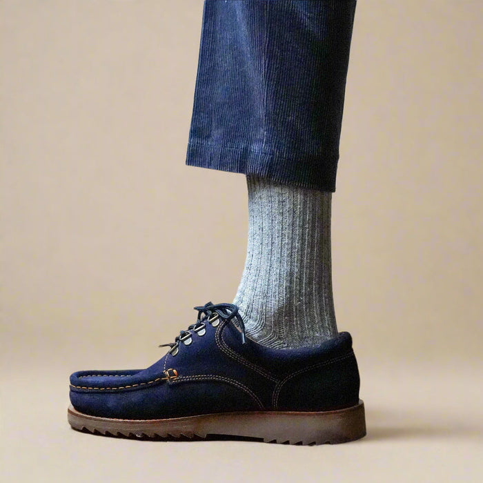 KLUE Silk and Wool DUST STAR socks | Grey