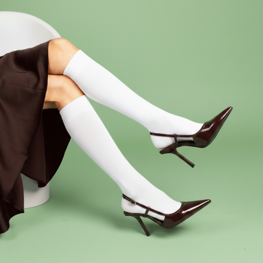 Knee-high socks