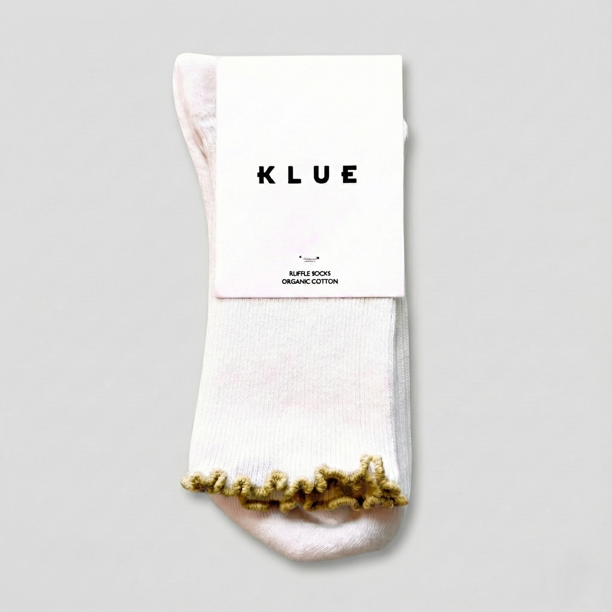 KLUE Organic Cotton Socks with Ruffles | Gold